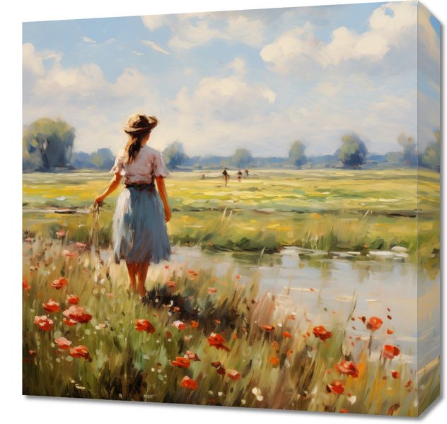 Obraz 50x50cm Wiejski Spokój zdjęcie 1