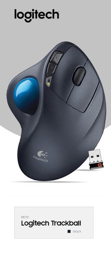 Oryginalna Mysz Logitech M570 TRACKBALL Blister na Arena.pl