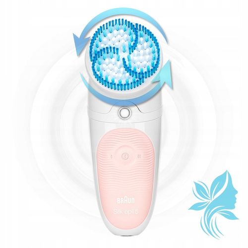 DEPILATOR BRAUN Silk-epil 5 (Wet&Dry) SensoSmart MICROGRIP + GŁOWICA SPA ! na Arena.pl