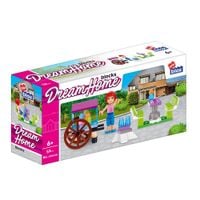 klocki girl dreamhome 46-52el alleblox - wózek i stolik 52el
