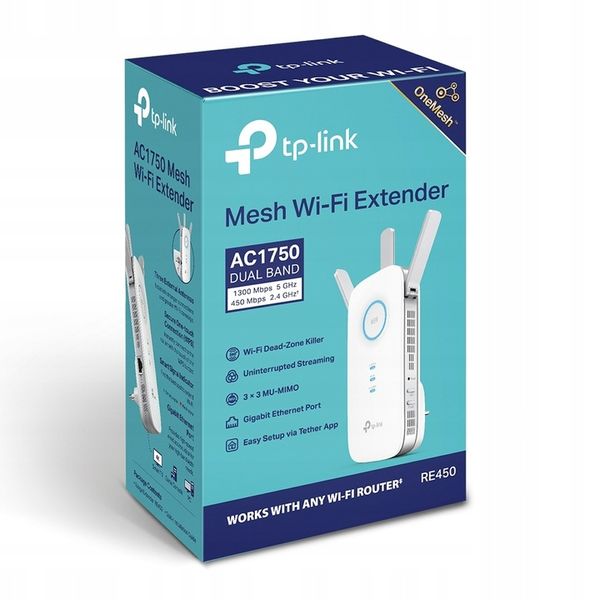Wzmacniacz sieci TP-LINK RE450 zdjęcie 8