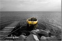 120CM 80CM OBRAZ ŚCIENNY ŁÓDŹ KOŁO POMOSTU