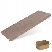 65x25cm+3cm NAKŁADKI WEWNĘTRZNE NA SCHODY SAMOPRZYLEPNE DYWANIKI BEŻ