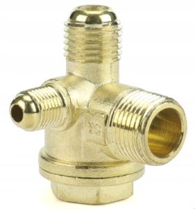 Zawór zwrotny do kompresora powietrza sprężarki bezolejowej 1/4" 3/8" 1/2" na Arena.pl