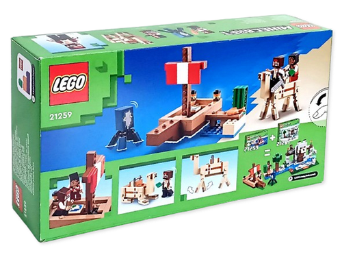 Klocki LEGO Minecraft Rejs statkiem pirackim 21259 na Arena.pl