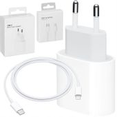 SZYBKA ŁADOWARKA DO IPHONE KOSTKA 20W + KABEL 1M / USB-C - IPHONE LIGHTING