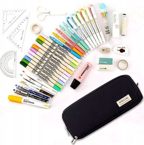 Piórnik Komorowy Saszetka Duża Kosmetyczka 3W1 zdjęcie 9