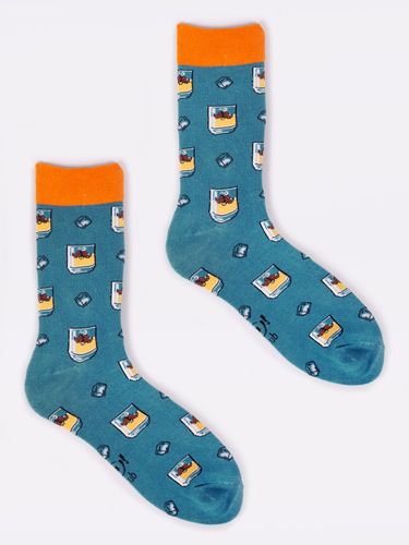 Skarpety Spoksy bawełniane morskie whiskey z lodem 39-42 YOCLUB na Arena.pl