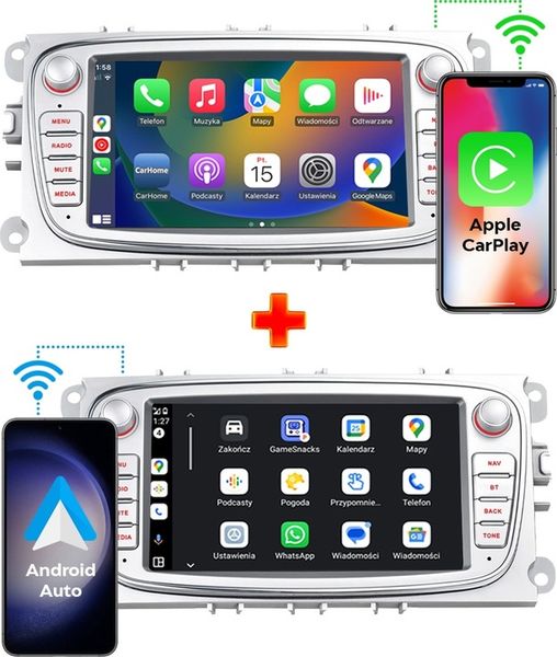 RADIO NAWIGACJA ANDROID FORD KUGA S-MAX GALAXY MONDEO FOCUS C-MAX BLUETOOTH zdjęcie 9