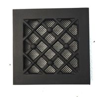 KRATKA WENTYLACYJNA P01A - 15X15 CM Z SIATKĄ