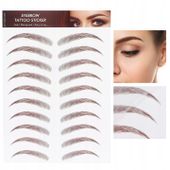 TATUAŻ NA BRWI NAKLEJKI WODOODPORNE