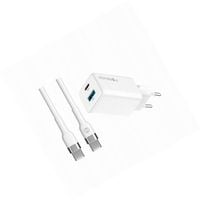 Szybka ładowarka GaN 45W USB-C z kablem do Samsung Galaxy Note 20 Ultra