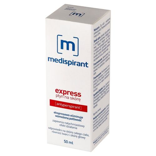 Medispirant Express Płyn Na Skórę Nadmierna Potliwość 50ml na Arena.pl