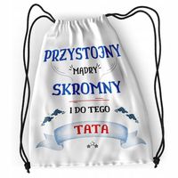 Plecak Dla Taty Sportowy Szkolny Worek Torba Z Nadrukiem Ze Zdjęciem