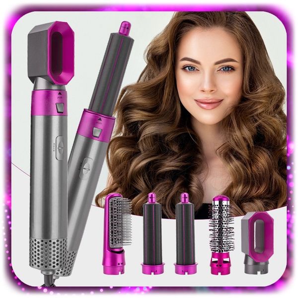 Lokówko-suszarka 5w1 Wielofunkcyjna JONIZACJA SZCZOTKA LOKI REGULACJA 1000W zdjęcie 10