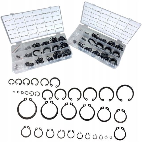 Zestaw pierścieni Segera osadczych wewnętrznych i zewnętrznych 600 el. na Arena.pl