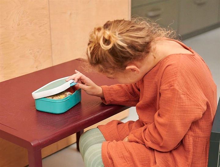 Lunchbox Pojemnik Śniadaniówka 750ml MEPAL Niebieski Żeglarze na Kanapki zdjęcie 8