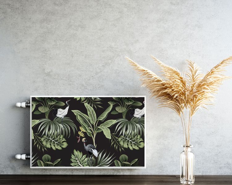OSŁONA MAGNETYCZNA Na Kaloryfer Liście Tropikalne Ptaki 100cm x 60cm zdjęcie 5