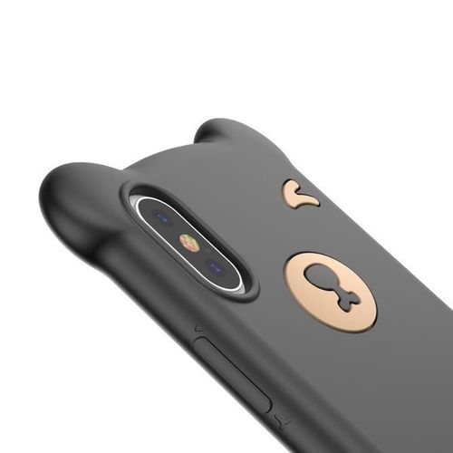Etui Baseus Bear do smartfona iPhone X / XS - czarne na Arena.pl
