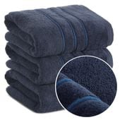 Ręcznik kąpielowy miękki puszysty gram. 500 GSM 50x90 SIBEL granatowy