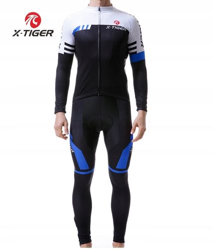 STRÓJ ROWEROWY MĘSKI X-TIGER GETRY ŻEL KOSZULKA na Arena.pl