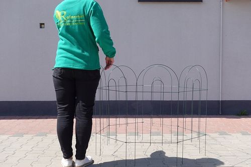 Ozdobny Płotek Ogrodowy 83cm Metal Rabatowy Do Ochrony Krzewów Roślin 308cm na Arena.pl