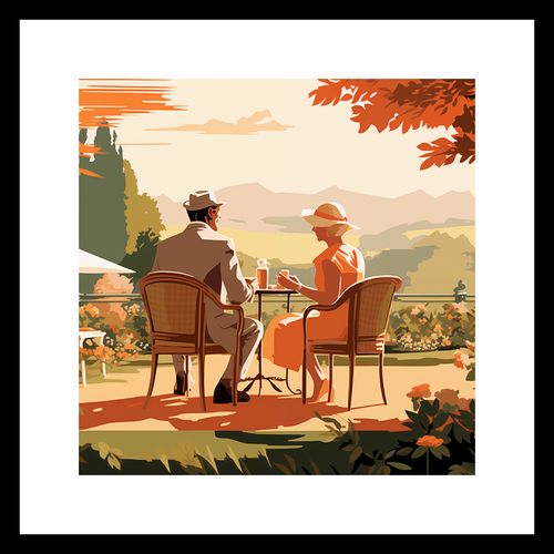 Plakat 30x30cm Retro Randka na Arena.pl