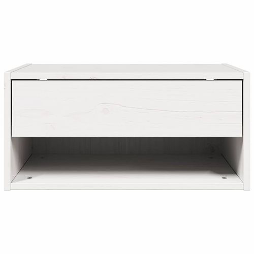 Stolik nocny 2 pcs Biały 50 x 32.5 x 24 cm Lite drewno sosnowe na Arena.pl