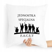 Poduszka Prezent Dla Chłopaka Jednostka Specjalna Z Nadrukiem Ze Zdjęciem