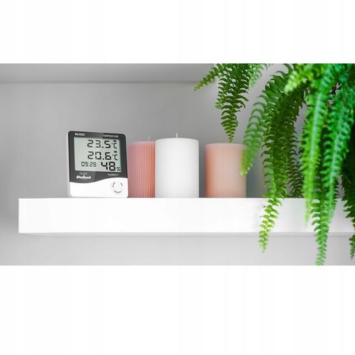 Stacja pogodowa bezprzewodowa na baterie termometr zegar Rebel na Arena.pl