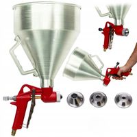 PISTOLET 6L DO TYNKOWANIA TYNKÓW MALOWANIA ŚCIAN NATRYSKOWY RÓŻNE DYSZE