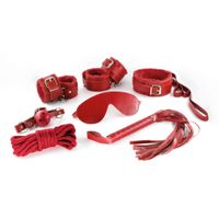 crushious dungeons & maidens bdsm kit red
