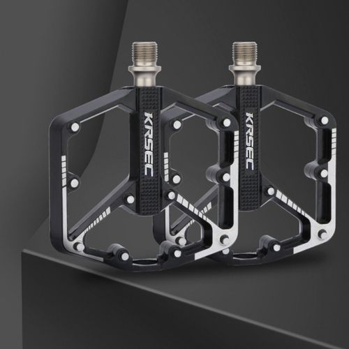 PEDAŁY PLATFORMOWE ROWEROWE ALUMINIOWE MOCNE ŁOŻYSKA MASZYNOWE PINY CZARNE na Arena.pl