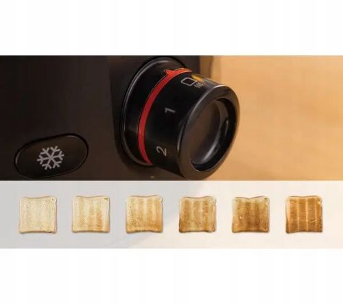 Toster Bosch MyMoment TAT2M123 Ruszt do bułek Rozmrażanie 950W Czarny na Arena.pl