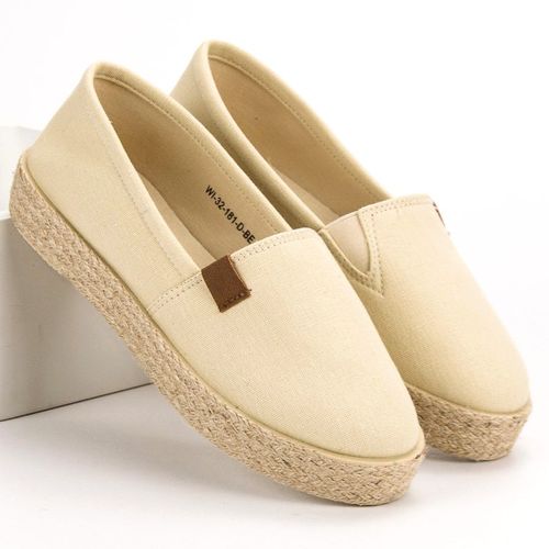 Beżowe Espadryle Slip On r.40 na Arena.pl