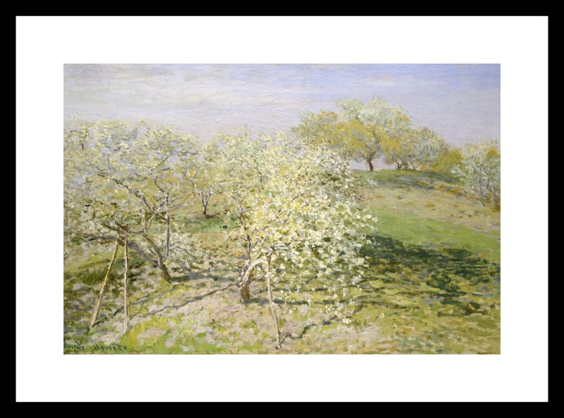 Plakat 30x20cm Spring, Monet Vintage do Salonu zdjęcie 3