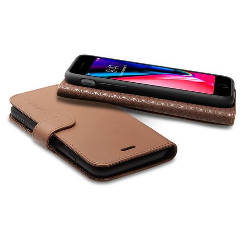 SPIGEN WALLET S Apple iPhone 7/8 4,7 - BROWN na Arena.pl