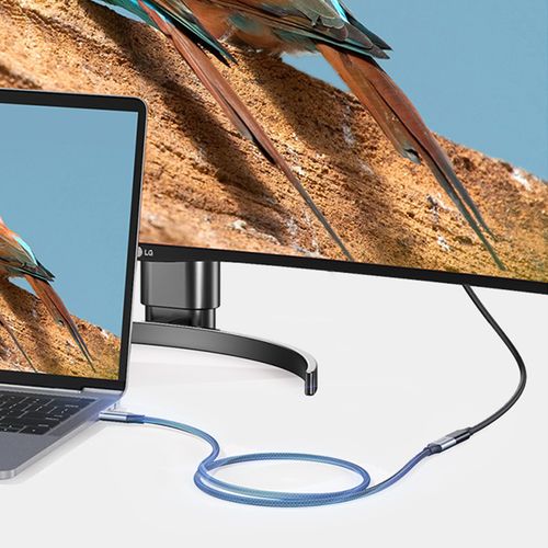 Wytrzymały przedłużacz kabla przewodu USB-C 3.1 10Gb/s 1m szary na Arena.pl