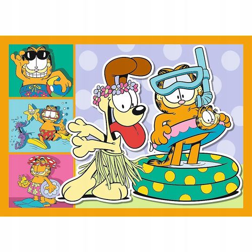 puzzle 4w1 garfield kocha lazanię 34673 na Arena.pl