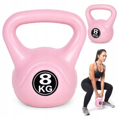 Kettlebell kettle 8 kg do ćwiczeń hantla kula odważnik obciążenie ciężar na Arena.pl