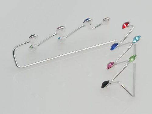 Srebrne Kolczyki Nausznice Srebro 925 na Arena.pl