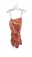 IN THE STYLE SUKIENKA RED RUCHED SATIN MINI 40