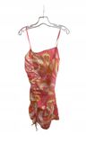 IN THE STYLE SUKIENKA RED RUCHED SATIN MINI 40