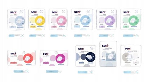 SENI SAN PLUS EXTRA PIELUCHY ANATOMICZNE 30 SZT DLA DOROSŁYCH na Arena.pl