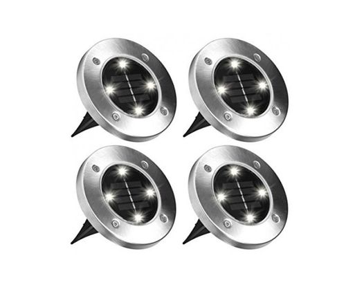 DISK LIGHT Lampki solarne gruntowe 2szt na Arena.pl