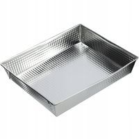 BLACHA FORMA DO PIECZENIA OCYNOWANA 30x25x6cm