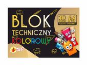 blok techniczny kolorowy 10 arkuszy złota + srebrna - a4