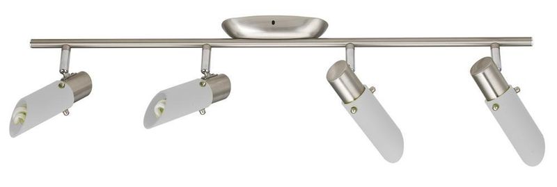 Trendi listwa 4x9W E14 energo nikiel mat zdjęcie 1