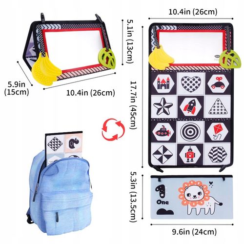 ZABAWKA SENSORYCZNA SKŁADANA Z LUSTERKIEM DLA DZIECI Wersja cyfrowa na Arena.pl