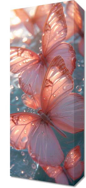 Obraz 20x50cm Świetliste Motyle zdjęcie 1
